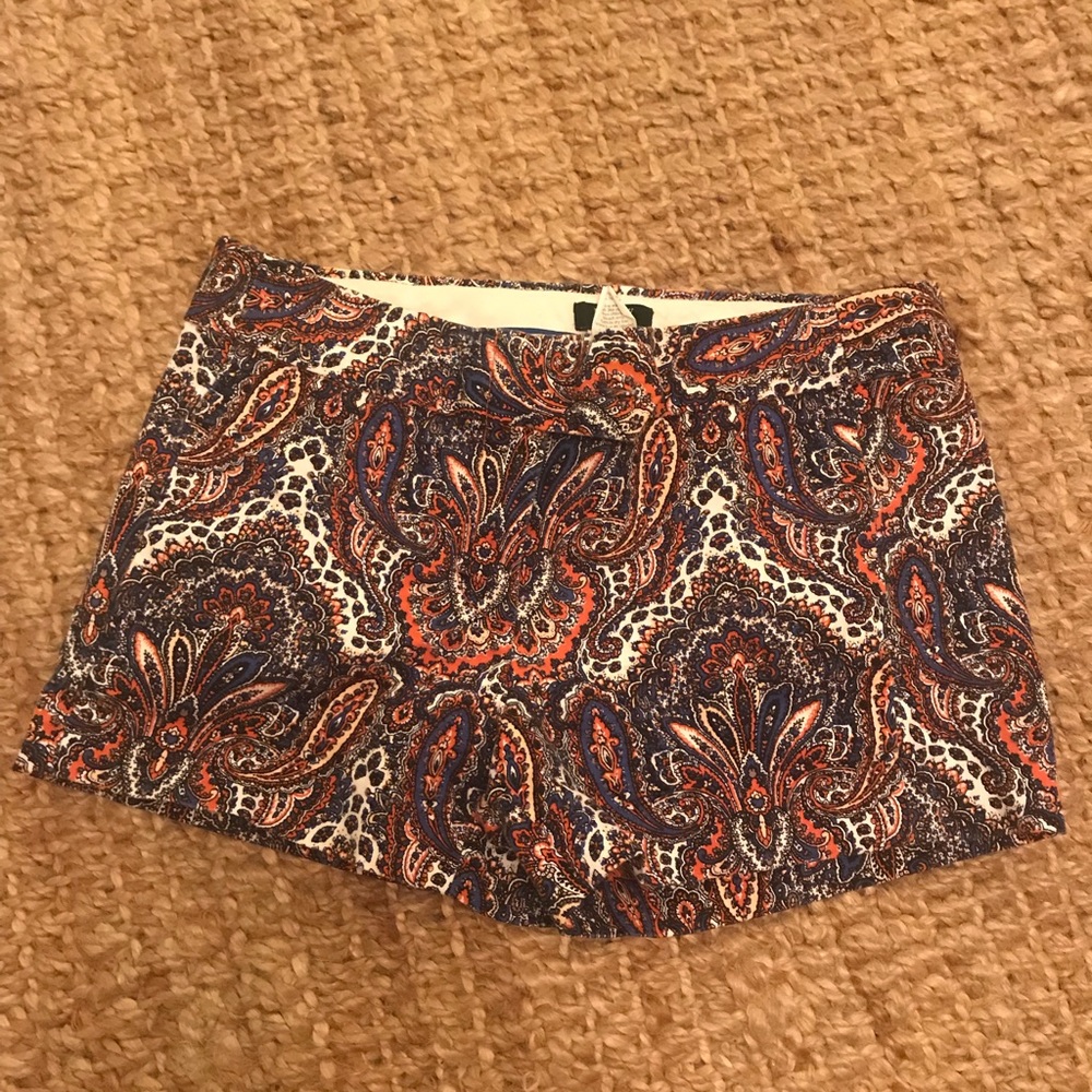 Red white and blue J Crew women’s shorts size 0
